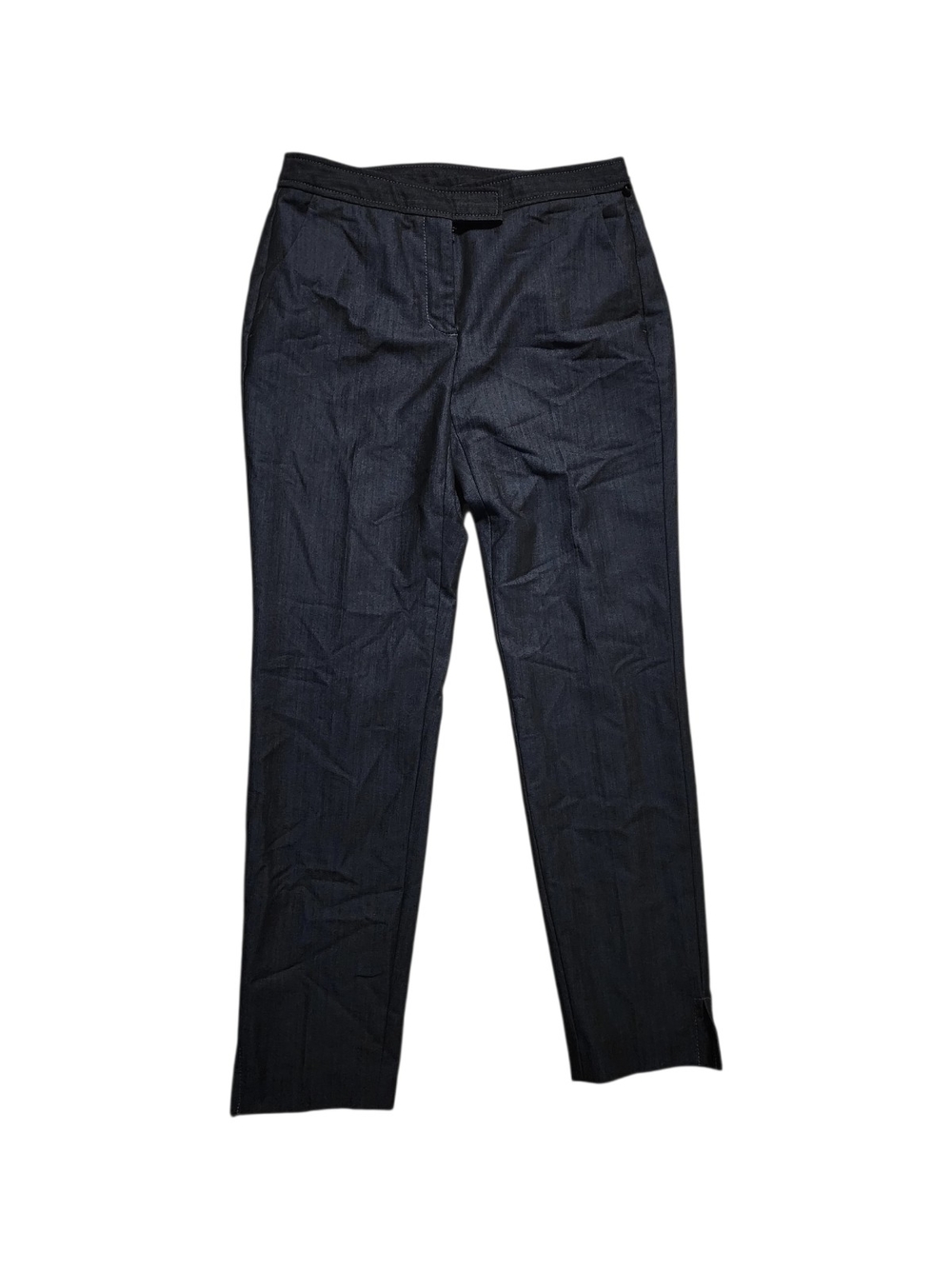 DKNY Dark Indigo Slim Leg Dress Trousers, Size 4